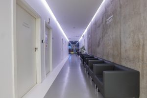 Imaging department corridor